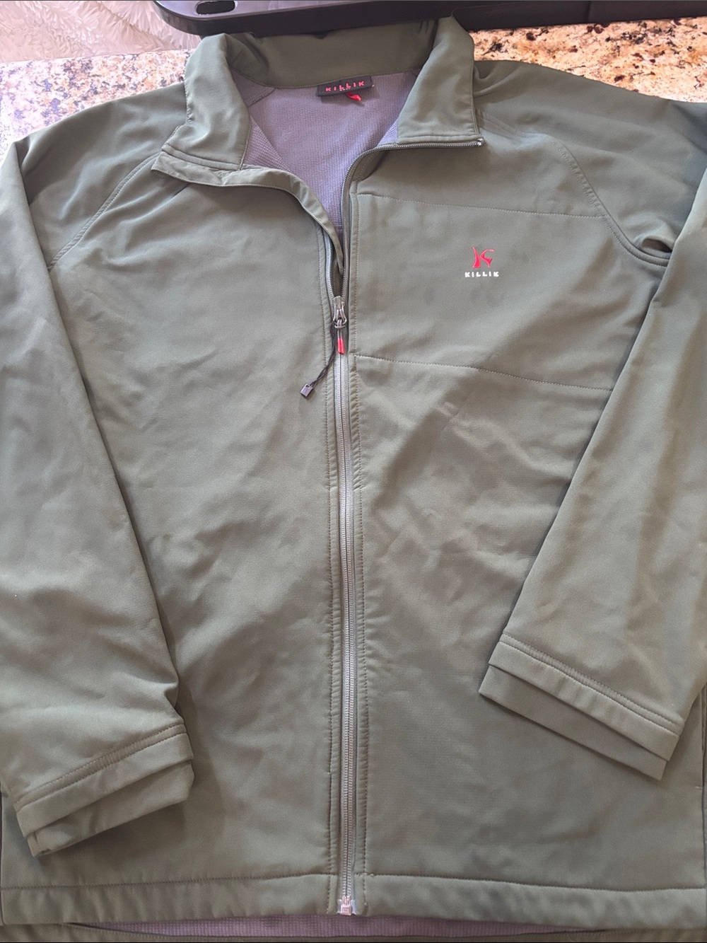 Killik Men’s Olive Green Softshell Jacket